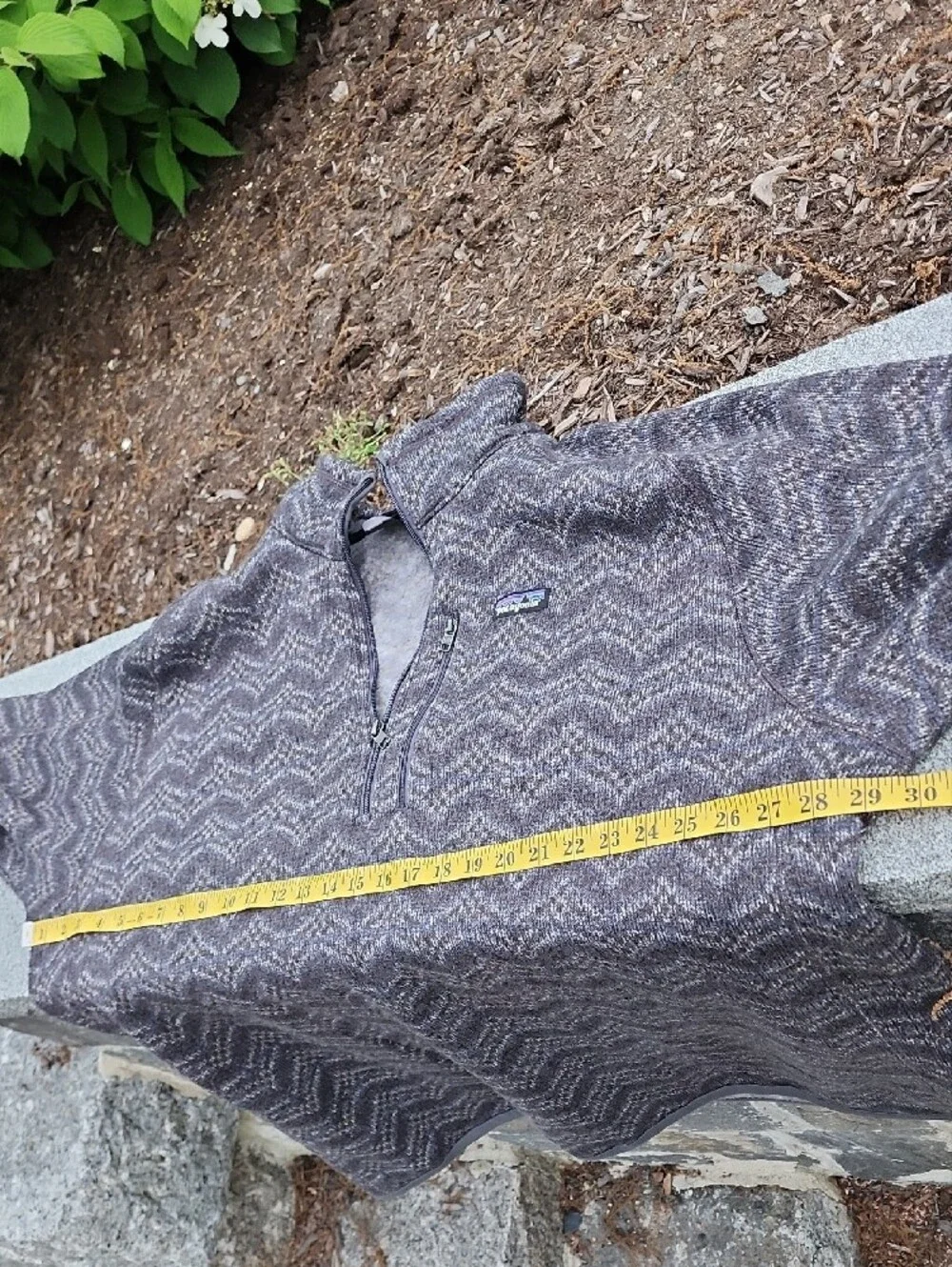 Patagonia Men’s Better Sweater Heathered Gray 1/4-Zip Size 3XL